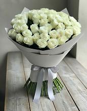 Букет 35 Белых роз в Лодейном Поле