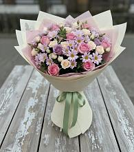 Букет цветов из:  Розы и Хризантемы в Лодейном Поле
