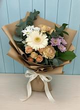Букет цветов из:  Герберы и Хризантемы в Лодейном Поле