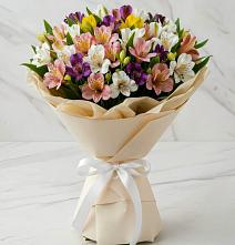 Букет цветов из:  Альстромерии #REPLACE_PRED# Лодейном Поле