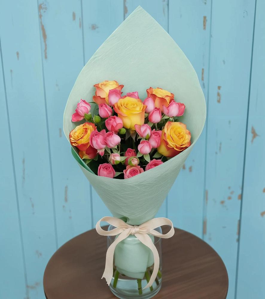 Букет цветов из: Розы в Лодейном Поле