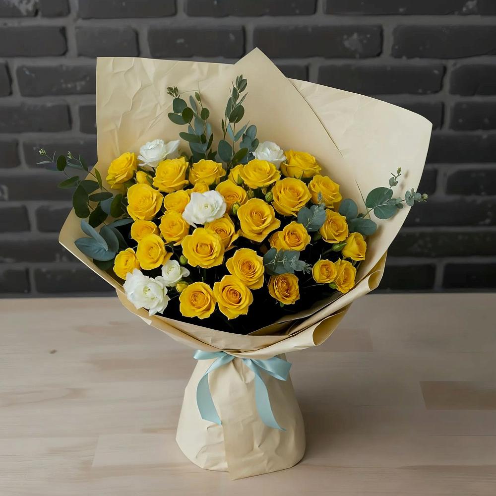 Букет цветов из: Розы в Лодейном Поле