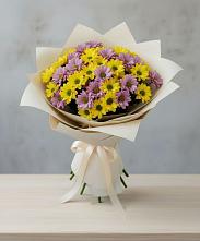 Букет цветов из:  Хризантемы в Лодейном Поле