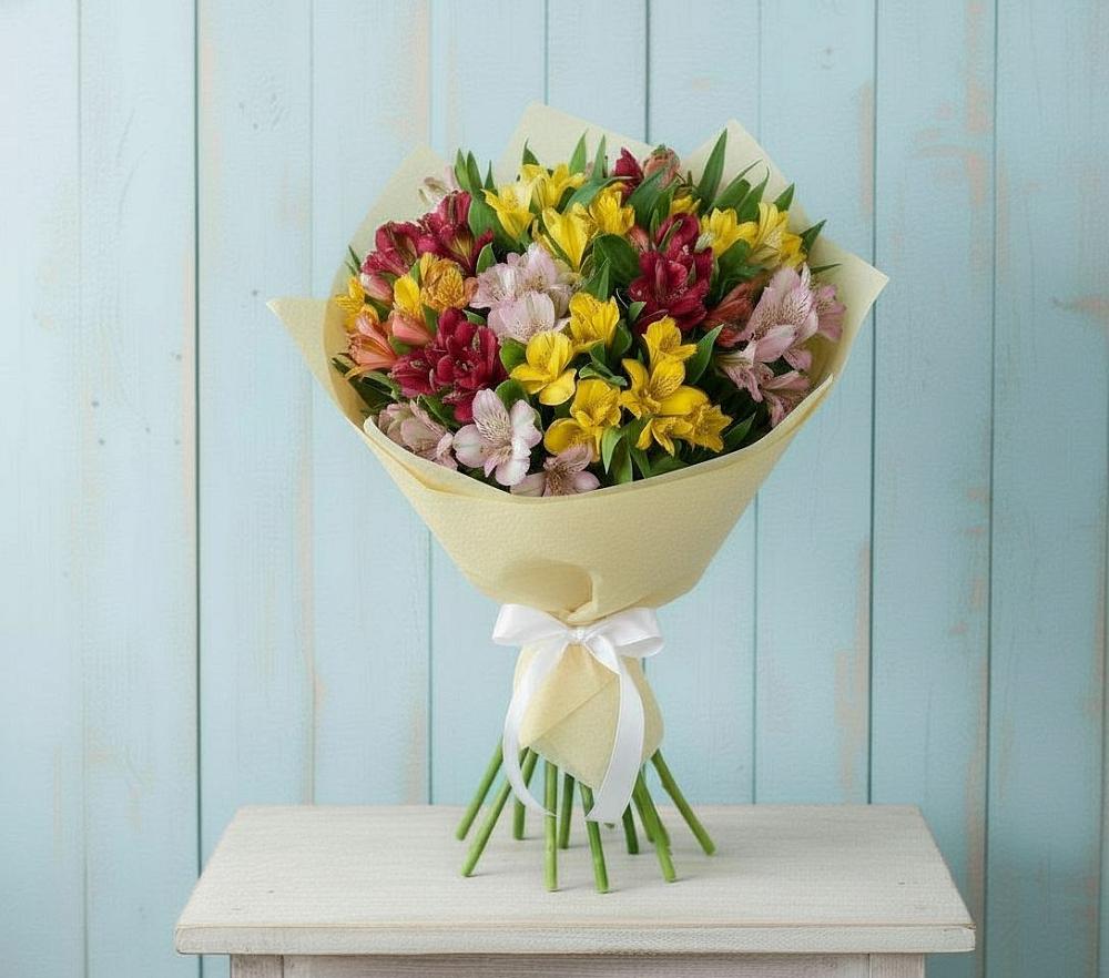 Букет цветов из: Альстромерии в Лодейном Поле