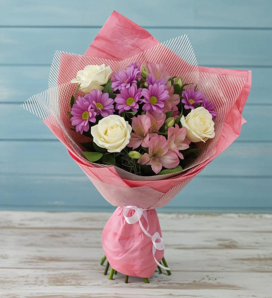 Букет цветов из: Герберы в Лодейном Поле