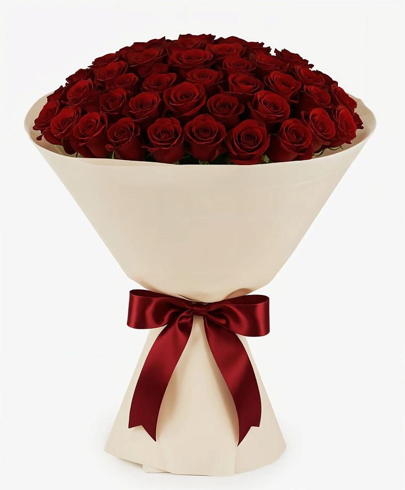 Букет 101 Бордовая роза Блэк Бакарра в Лодейном Поле