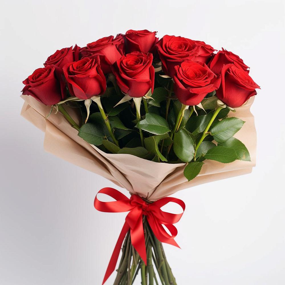 Букет 11 Красных роз Эдлесс Лав в Лодейном Поле